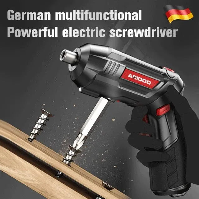 Multifunctional And Powerful Electric Screwdriver Portable Cordless Drill Screwdriver Rechargeable Electric Drill Power Tools [PTO]