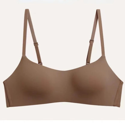 One Piece Sexy Bra Seamless Underwear with Thin Cups Gathered and No Steel Rings for Comfortable Breathable Tops Push Up Bra [BRA]