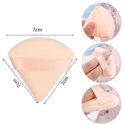 1/3/6Pcs Triangle Velvet Powder Puff Make Up Sponges for Face Eyes Contouring Shadow Seal Cosmetic Foundation Makeup Tool [CSM]