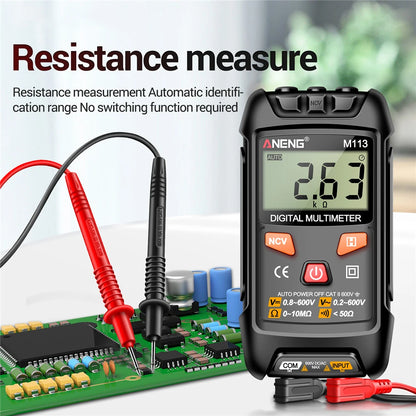 ANENG M113 Mini Digital Multimeter AC/DC Voltage Meter 1999 Counts Multimeter Ohm NCV Electricity Tools Measuring Instruments [MTR]