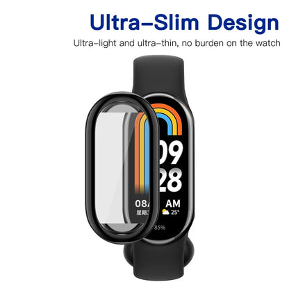 TPU Soft Protective Cover For Xiaomi Mi Band 8 Case Full Screen Protector Shell Bumper Plated Cases For Mi Band 8 smart watch [SWH]