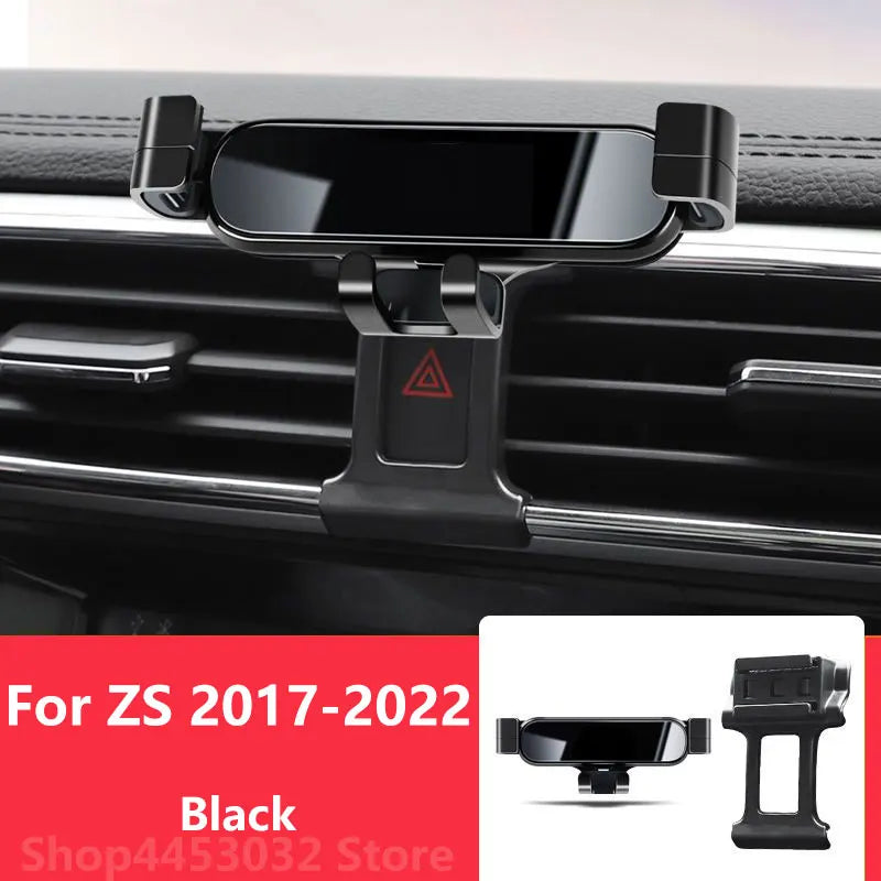 For MG ZS 2022 2017 Car Mobile Phone Holder 360 Degree Rotation Special Bracket Clamping Accessories 2019 2018 2017 [CAR]