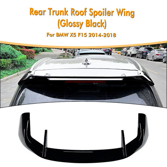 Rear Roof Spoiler Wing Tailgate Trunk Lid Splitter Lip For BMW X5 F15 M Sport 2014 2015 2016 2017 2018 [BDK]