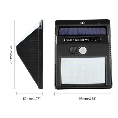 Hot Sale 20~30 LED Solar Light Wireless Sensor Waterproof Solar Wall Lamp Outdoor Motion Garden Decoration Spotlights [SLG]