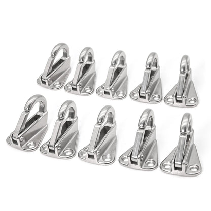 43mm Stainless Steel 316 Spring Fender Hook Snap Attach Rope Boat Sail Tug Ship Marine Hardware Boat accessories 10pcs [MRN]