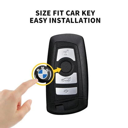 11/14mm Car Remote Key Emblem Badge Radio button Sticker For BMW M Performance E46 E47 E49 F30 F80 E36 E46 E93 E92 F34 F31 Z4 X7 [BDK]