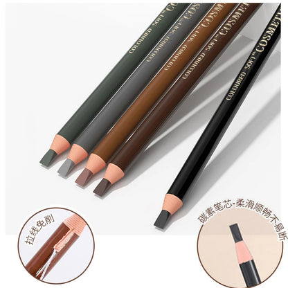 5pcs/Set Eyebrow Pencil Makeup Eyebrow Enhancers Cosmetic Art Waterproof Tint Stereo Types Coloured Beauty Tools [CSM]