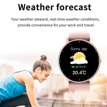 2023 New Smart Watch Women Men Full Touch Screen Bluetooth 5.2 Call Waterproof Watches Sports Fitness Tracker Factory IP67 ZL02 [SWH]