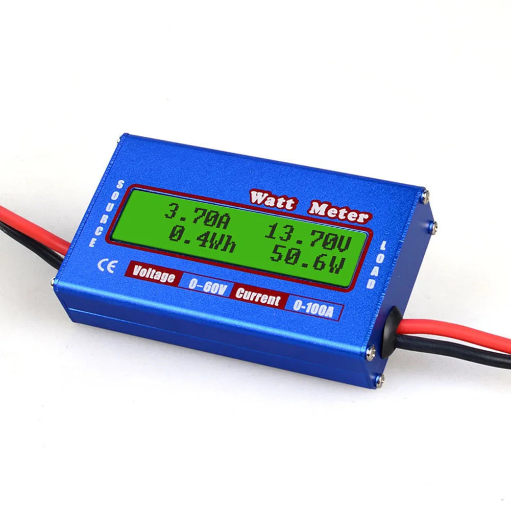 Digital LCD DC 60V 100A Balance Voltage Battery Power Analyzer RC Watt Meter Wattmeter Tester Checker Balancer Charger RC Tools [PTO]