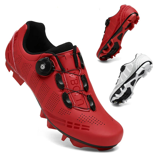 Cycling MTB Shoes with cleats Men Route Cleat Road Bike Speed Flat Sneaker Racing Women Bicycle Mountain Spd Biking Footwear [CYC]