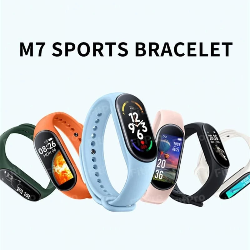 M7 Smart Watch Men Women Smartband Heart Rate Smartwatch Fitness Tracker Blood Pressure Sport Smart Bracelet for xiaomi iPhone [SWH]