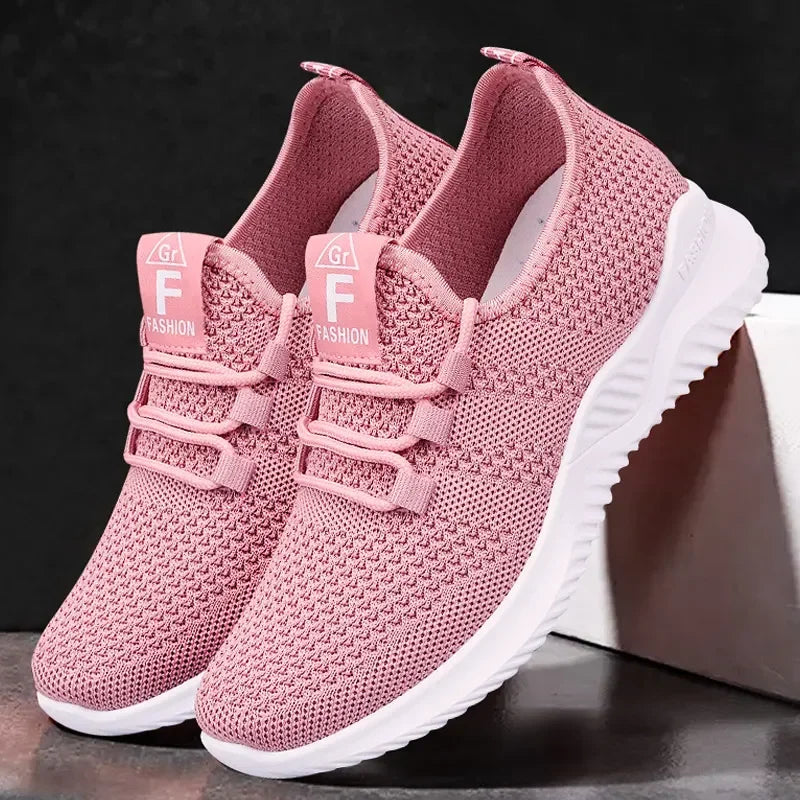 2023 Women's Casual Sneakers Summer Comfortable Breathable Platform Shoes Fashion Women Versatile Lace-up Shoe кроссовки женские [SHO]