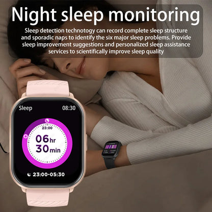 New Smart Watch Men Women Heart Rate Blood Pressure 100+ Sports Modes Fitness Tracker Bluetooth Call Smartwatch Man For Xiaomi [SWH]