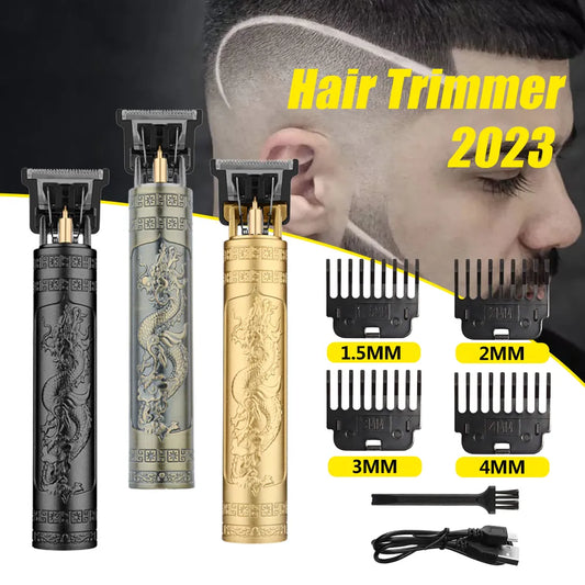 Vintage T9 Hair Trimmer for men Professional Hair Cutting Machine Cordless Beard Trimmer for Home Travel Cordless Hair Clipper [HAI]