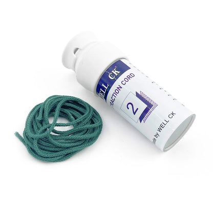 1 Bottle WELLCK Dental Thread Disposable Gingival Retraction Cord Knitted Cotton Gum Line Dentist Material 5 Sizes 0 00 000 1 2 [DEN]