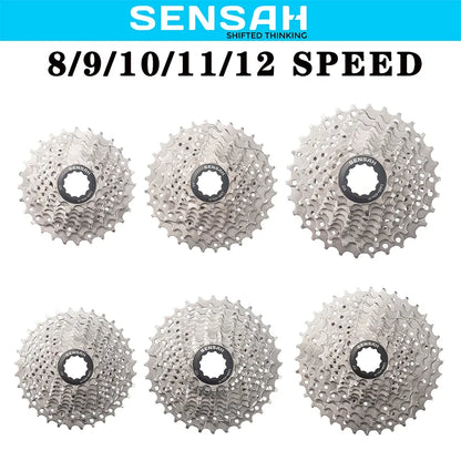 SENSAH 8/9/10/11 Speed Road Bike Cassette 11V 23T/25T/28T/30T/32T/34T/36T Bicycle Freewheel K7 10S Flywheel for HG Hub [CYC]