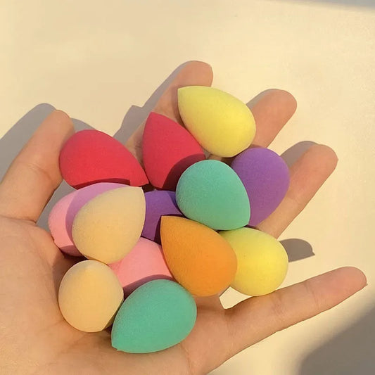 6Pcs Mini Makeup Sponge Powder Puff Beauty Sponge for Makeup Concealer Liquid Foundation Face Cosmetic Puff Make Up Sponge [CSM]