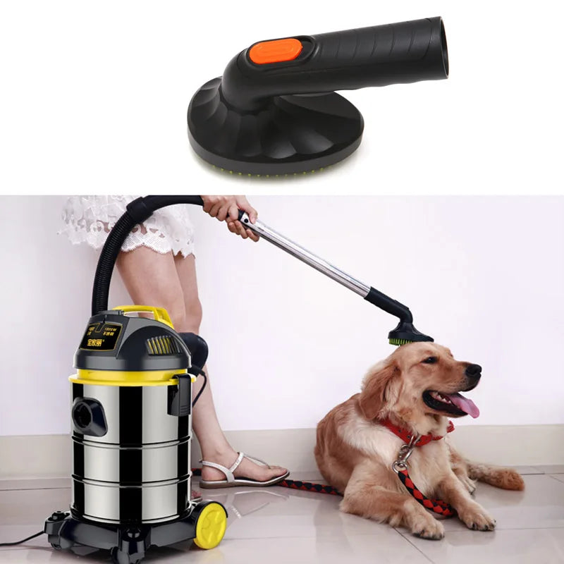 Dog Pet Groom Tool Pet Cat Dog Grooming Brush Vacuum Cleaner Attachment Tool Loose Hair Groom 32mm [HAP]