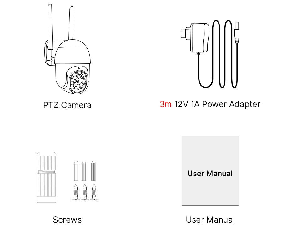 Hiseeu 4K 8MP Smart Wifi PTZ Camera 5x Digital Zoom AI Human Detection ONVIF Wireless CCTV IP Camera Iptv Security Protection [SEC]