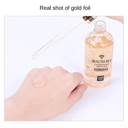 24K Gold Hyaluronic Acid Nicotinamide Face Serum Replenishment Moisturize Shrink Pore Brighten Skin Care Firming Facial Essence [SKC]