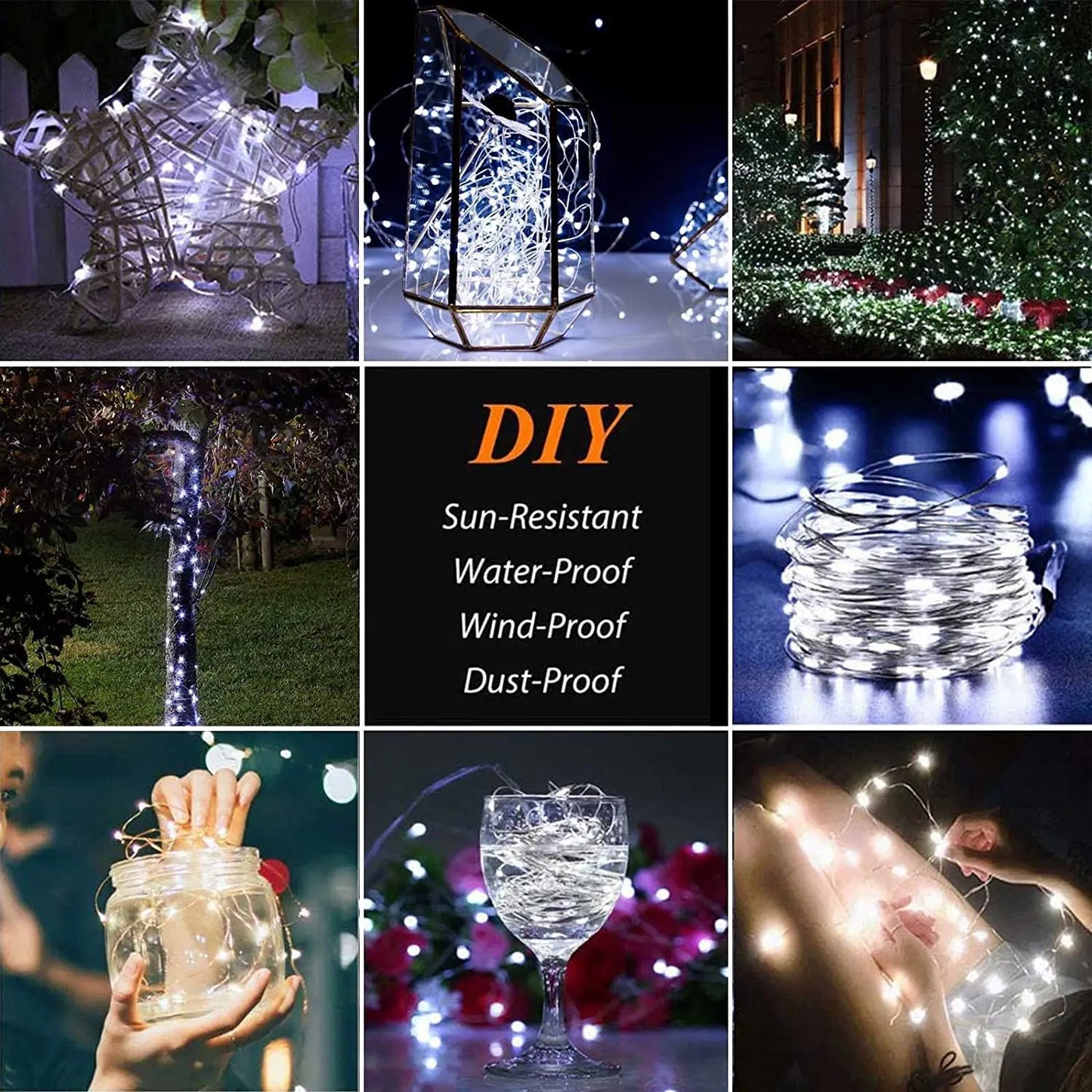 32m 22m 7m LED Solar Light Outdoor Fairy Garland String Light Waterproof Garden Festoon Lamp Christmas Yard Patio Party Decor [SLG]