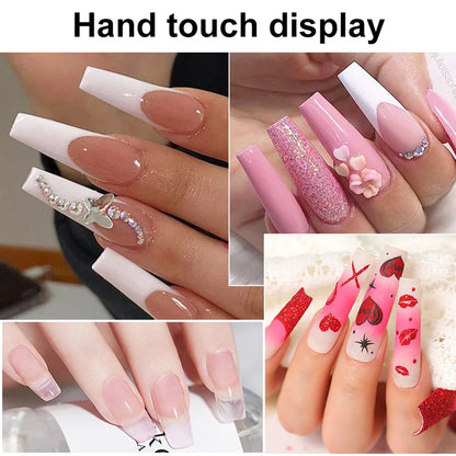 AcrylicNail Set Professional Nail Set Novice Special Nail Set Powder Sparkling Powder Nail Extension Liquid Nail Decoration Tool [BEU]