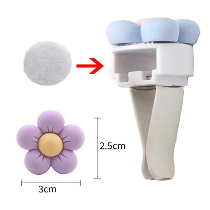 Cute Flower Aromatherapy Car Air Outlet Decoration Perfume Clip Air Freshener Auto Accessories [CAR]