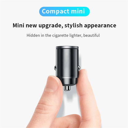 100W/200W QC3.0 PD Mini Car Charger 12-24V Lighter Fast Charging Car USB Type C Charger for Xiaomi Samsung Huawei iPhone Power [CAR]