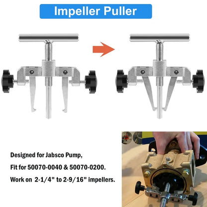 YMT 660040-1 Impeller Puller Removal for Impellers 2-1/4" to 2-9/16", for Jabsco Pump 50070-0040 & 50070-0200 Boat Accessories [MRN]