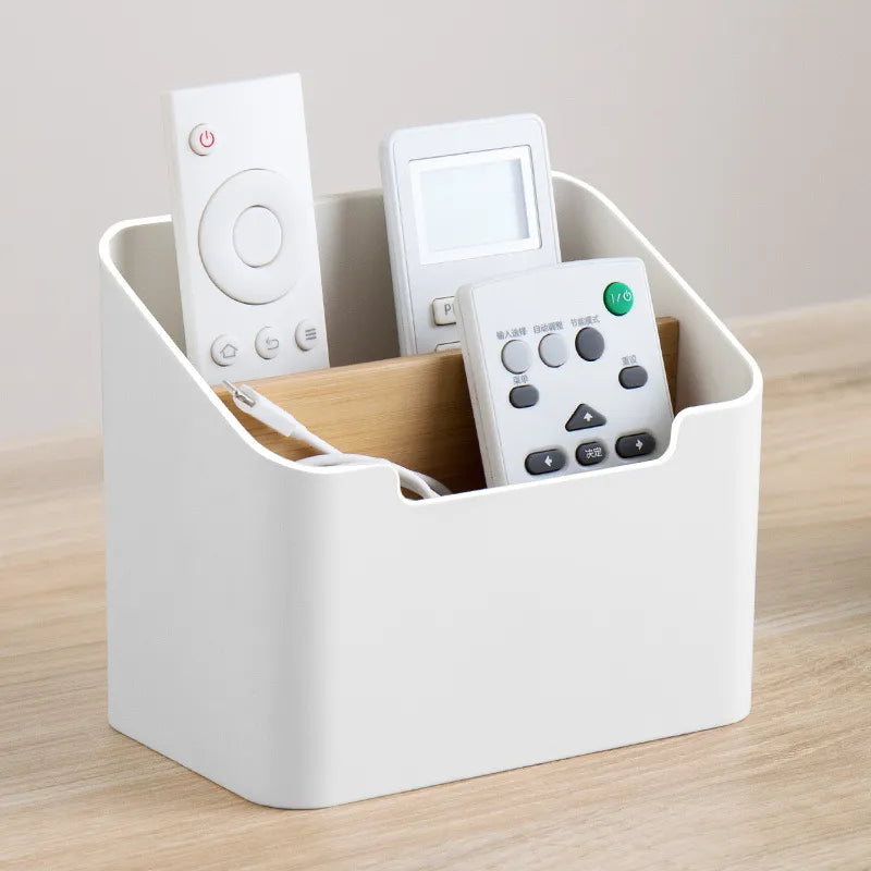 Multi-function Storage Box TV Air Conditioner Remote Control Organizer Practical Tissue Box Home Cosmetic Storage Box [CSM]