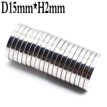 Round Magnet 2x2,4x2,5x2,6x2,8x2,10x2,12x2,15x2,20x2mm Neodymium N35 Permanent NdFeB Super Strong Powerful Magnetic imane  Disc [MAG]