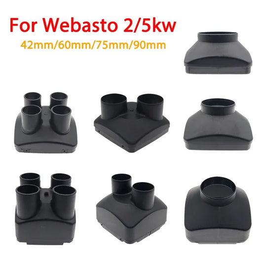 42/60/75/90mm 2KW / 5KW Air Outlet Vent Cover For Air Diesel Parking Heater Parts For Webasto Heater For Car Truck Bus Caravan [CAM]