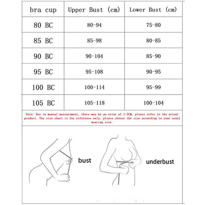 New Large Size Front Closure Mom Back Underwear Thin Section Comfortable Breathable Push Up Bra Glossy Lingerie For Women Sütyen [UND]