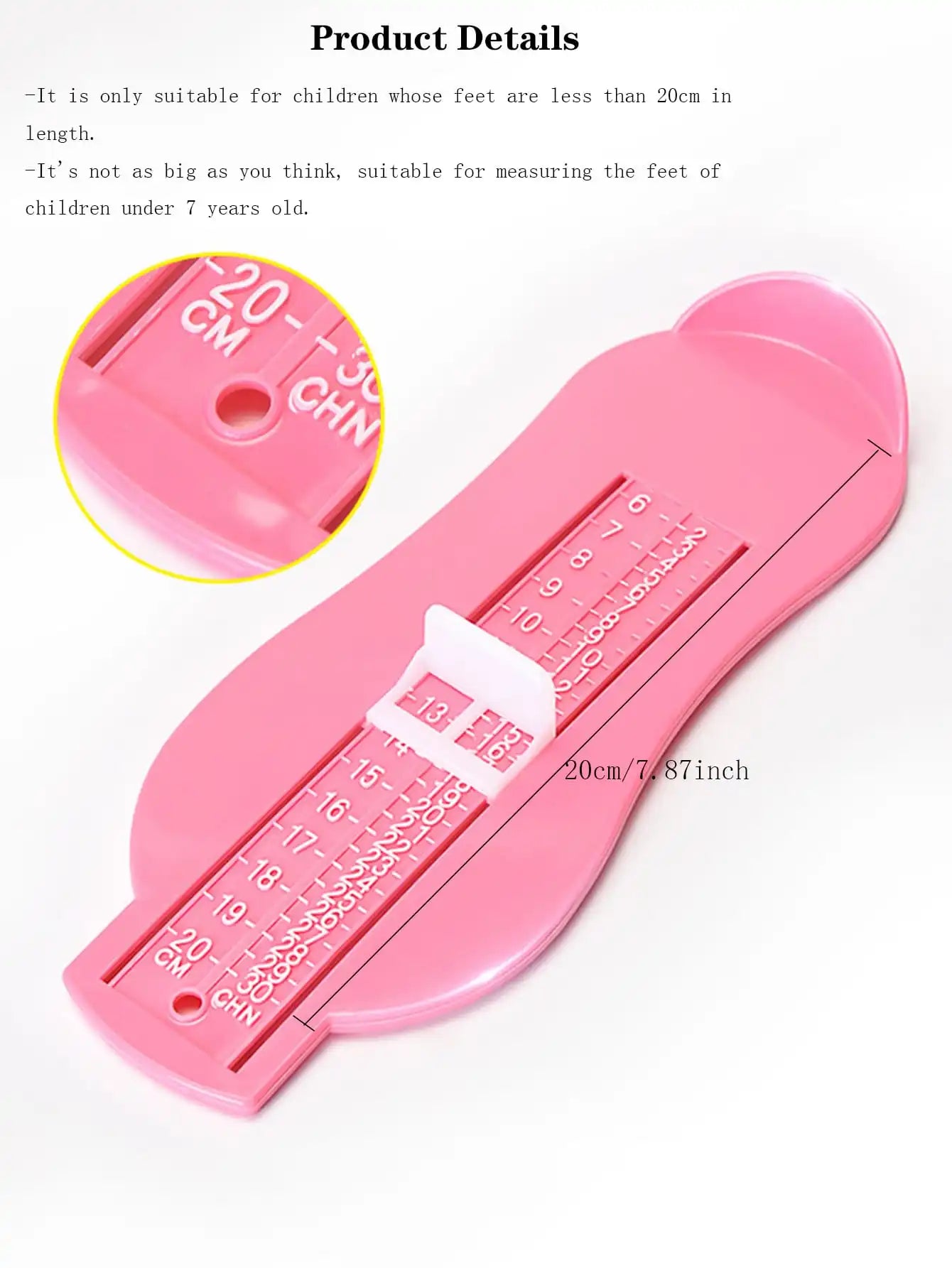 1pc-Baby Foot Ruler Kids Foot Length Measuring Device Child Shoes Calculator For Children Infant Shoes Fittings Gauge Tools [SHO]