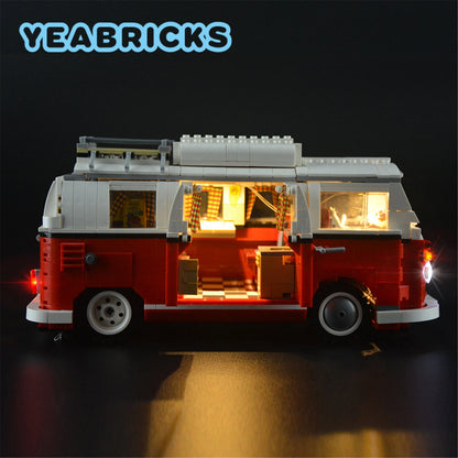 YEABRICKS LED Light Kit for 10220 T1 Camper Van Building Blocks Set (NOT Include The Model) Toys for Children [TOYS]