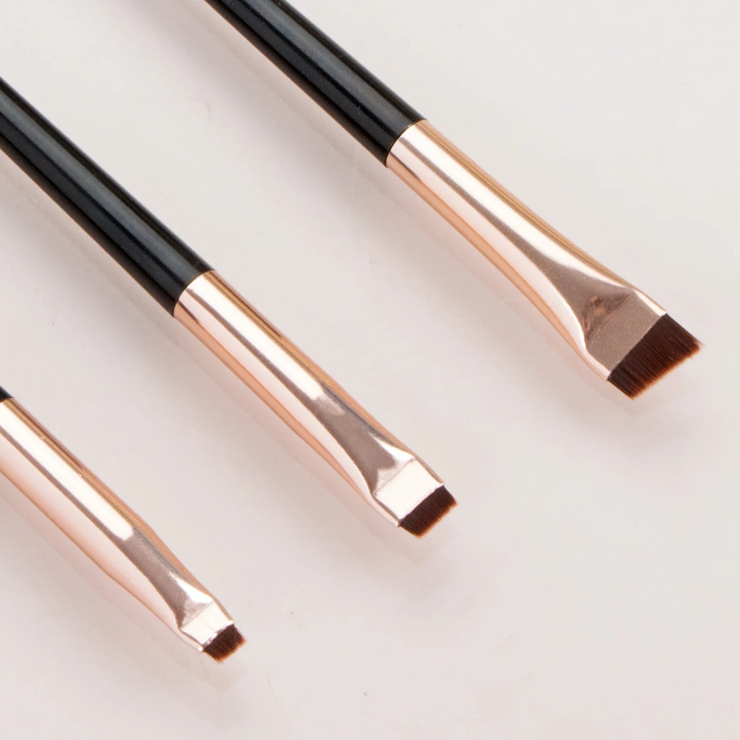 Blade Eyeliner Brush Eyebrow Brush Portable Flat Fine Eye Liner Brow Contour Makeup Brushes Cosmetic Beauty Makeup Tool 3pcs/set [CSM]