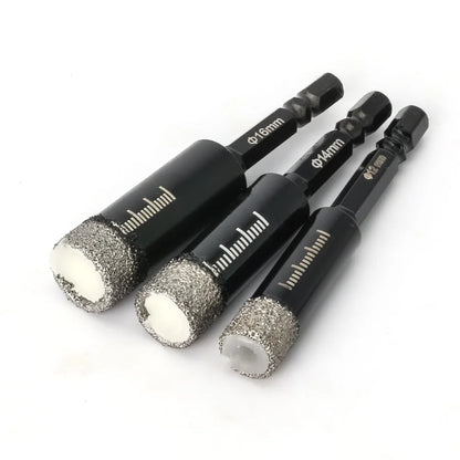 Hexagonal Shank Brazed Dry Ceramic Tile Diamond Drill Bit 5-16mm Hole Saw Marble Ceramic Granite Porcelain Cup Saw Hole Opener [TPT]