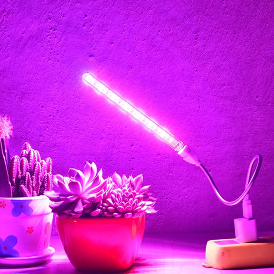 LED Full Spectrum Plant Lamp USB Grow Light Flexible LED Growth Light Phyto Lamp Flower Seedling Hydroponic Lighting [GAR]