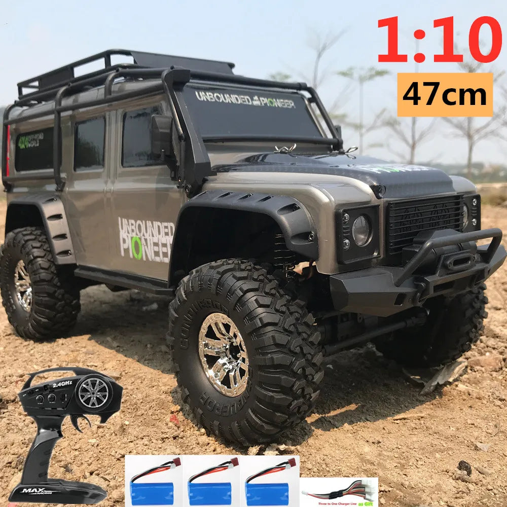 High Speed Retrofit Electric Wireless Control Simulation Land Rover Pickup RC Car 1:10 2.4G 4WD Shock Absorber Off Road Vehicle [TOYS]