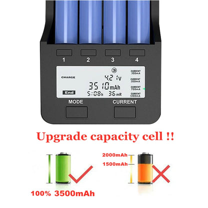 7.4V 3500mAh 18650 li-ion Battery an Charger for WPL MN99S D90 U12A S033g Q1 H101 D12 C24-1 C24 Rc Boats Cars Tanks Drones Parts [BAT]