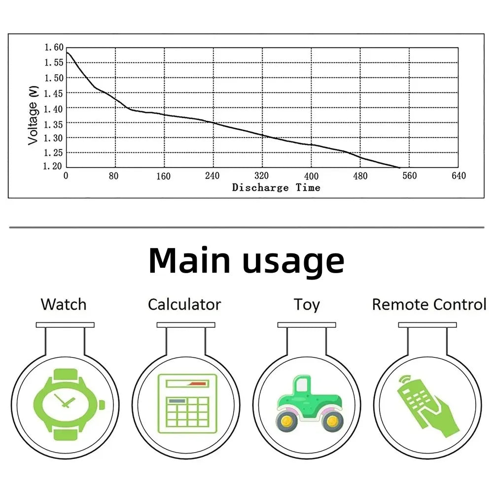 2PCS-50PCS 1.55V AG13 LR44 L1154 RW82 SR1154 SP76 pila SR44 Button Batteries A76 LR1154 GP7 Cell Coin Watch Toys Remote Battery [BAT]