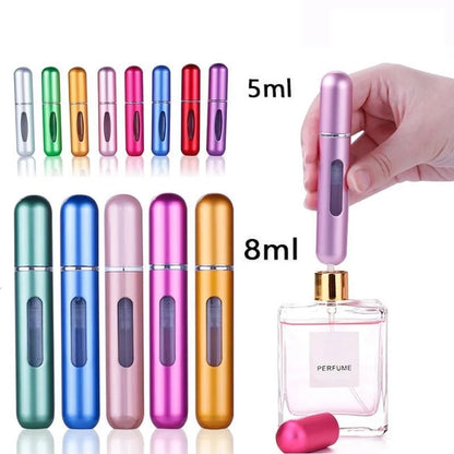 Refillable Mini Perfume Bottle Portable Cosmetic Bottle Spray Bottle Atomizer Spray Container Travel Refillable Bottles 5ml 8ml [CSM]