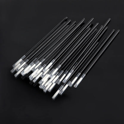 HOT 50PCS Eyeliner Brushes Long Thin Tip Applicator Eyeliner Wand Women Makeup Brush Cosmetic Disposable Supplies for Eye Beauty [CSM]