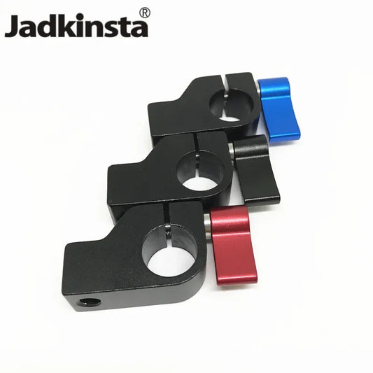 Jadkinsta Aluminum 1/4" Thread 15mm Rod DSLR Rig Support Rail System Follow Magic Arm Monitor Rig  Mount Rail Block Rod Clamp [PHO]