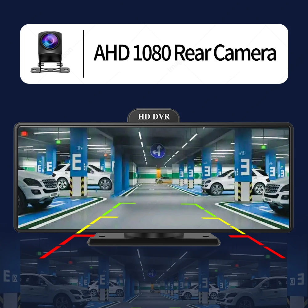 Imagebon 6M/10M AHD 1080P Rear Camera 4 Pin 2.5mm Automatic Reversing Rearview Mirror Cam Car DVR Backup [CAR]