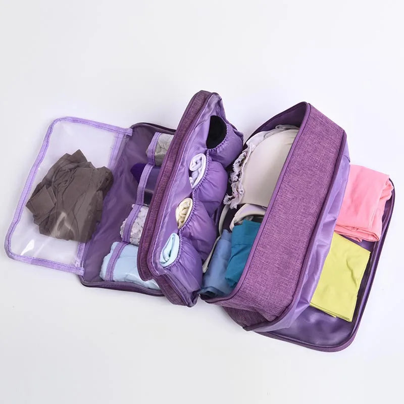 Underwear Storage Bag Travel Bra Organizer Women Men Socks Cosmetics Clothes Pouch Stuff Goods Accessories Supplies Products [GRM] [UND]