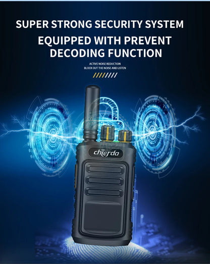 Chierda CD11  Mini Walkie Talkie Rechargeable Walkie-Talkies 1 or 2 Pcs PTT 5-8KM Long Range Portable Two-way Radio For Hunting [TEL]