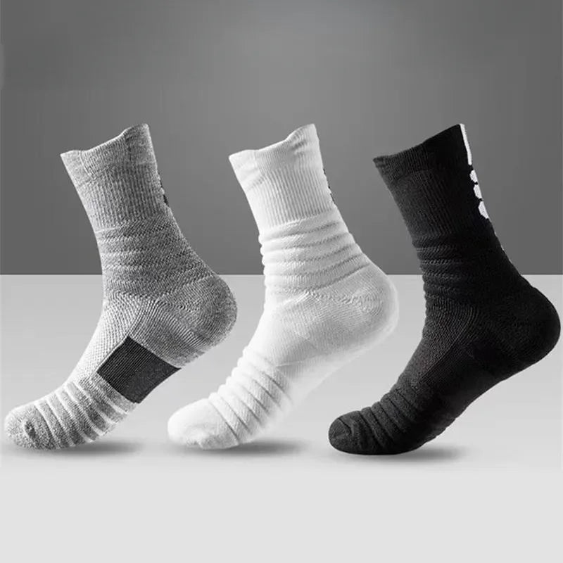 Anti-slip Football Socks Men Women Cotton Sock Short Long Tube Soccer Basketball Sport Socks Breathable Deodorous Socks 39-45 [SOX]