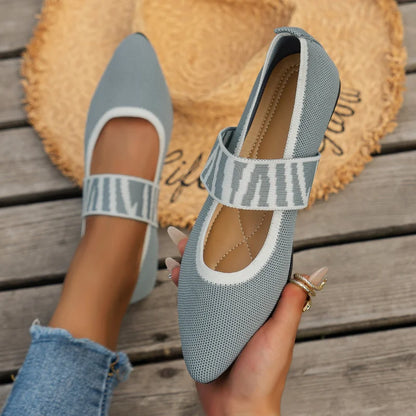 Women's Ballet Flats Casual Shoes Low Heel Barefoot Elegant Woman Sneakers Socofy Comfortable Pointed Toe on Offer Free Shipping [SHO]