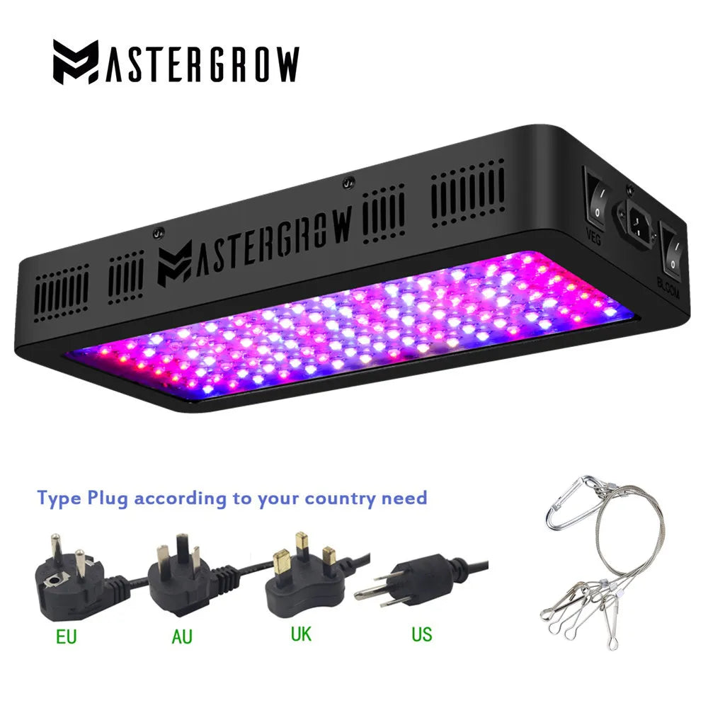 Full Spectrum 300/600/800/1000/1200/2000W LED Plant Grow Light 410-730nm For Indoor Plant Flower Greenhouse Garden Grow Tent Box [GAR]